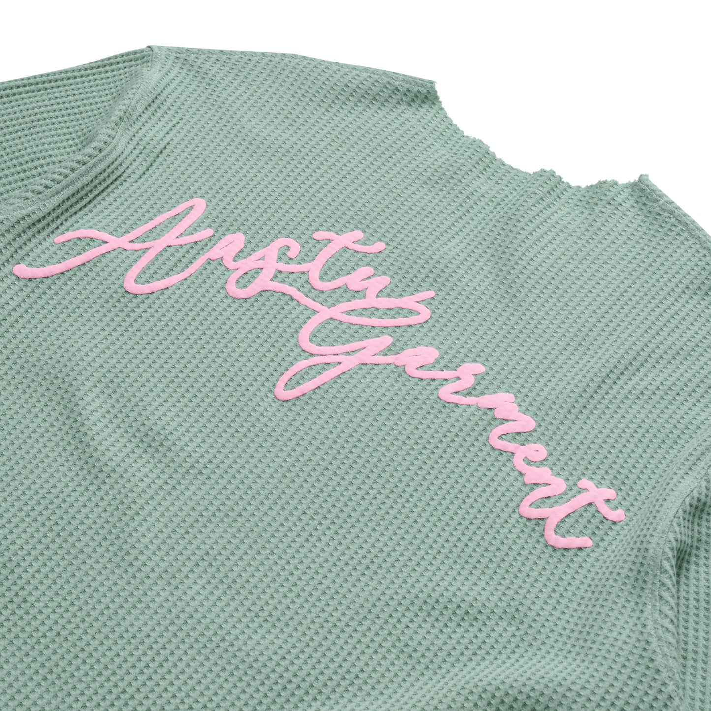 GARMENT WAFFLE LONG SLEEVE // AVOCADO