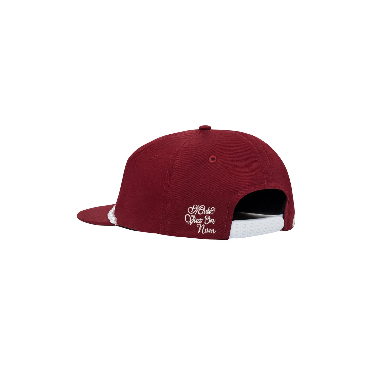 AA CLASSIC GOLFER CAP // RED RUM - PEARL CHAIN