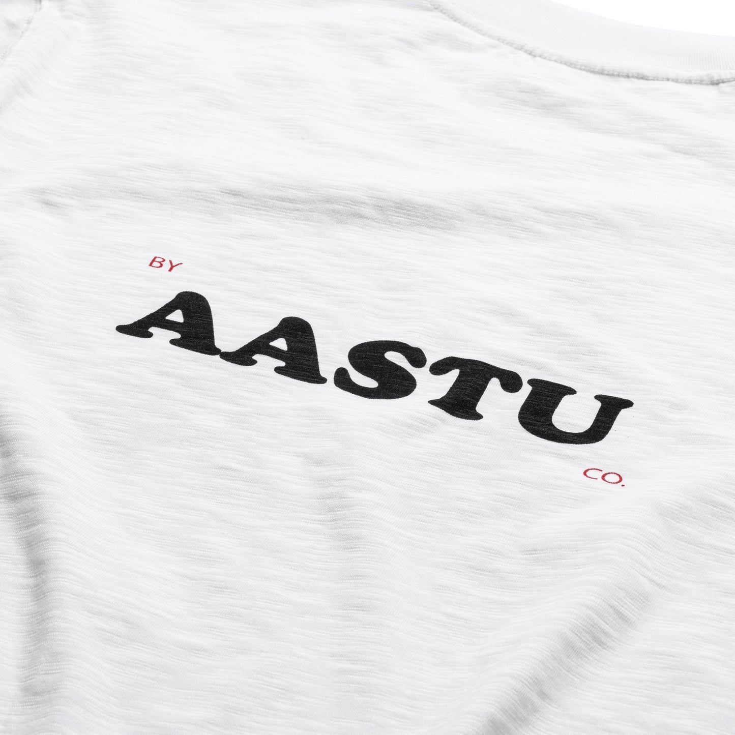 AA STRAWBERRY SLUB TEE // WHITE