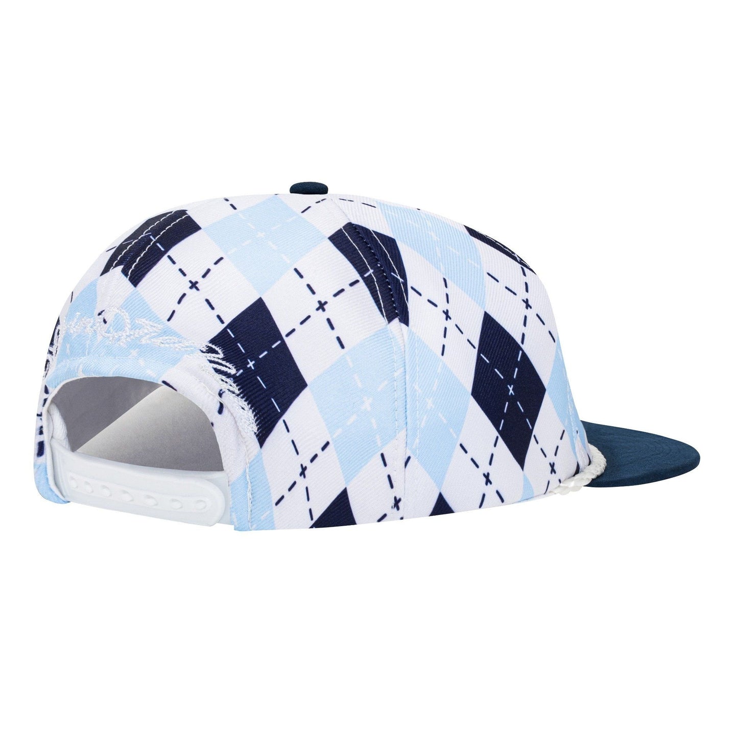 AASTU ARGYLE GOLFER CAP // BLUE
