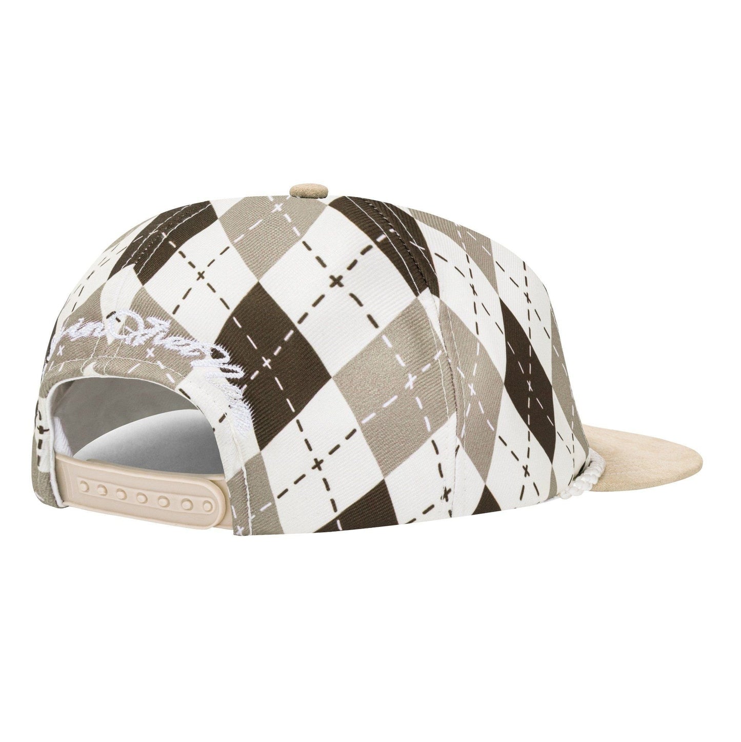 AASTU ARGYLE GOLFER CAP // BROWN