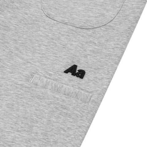 AA ICON FITTED SWEATSHORT // GREY