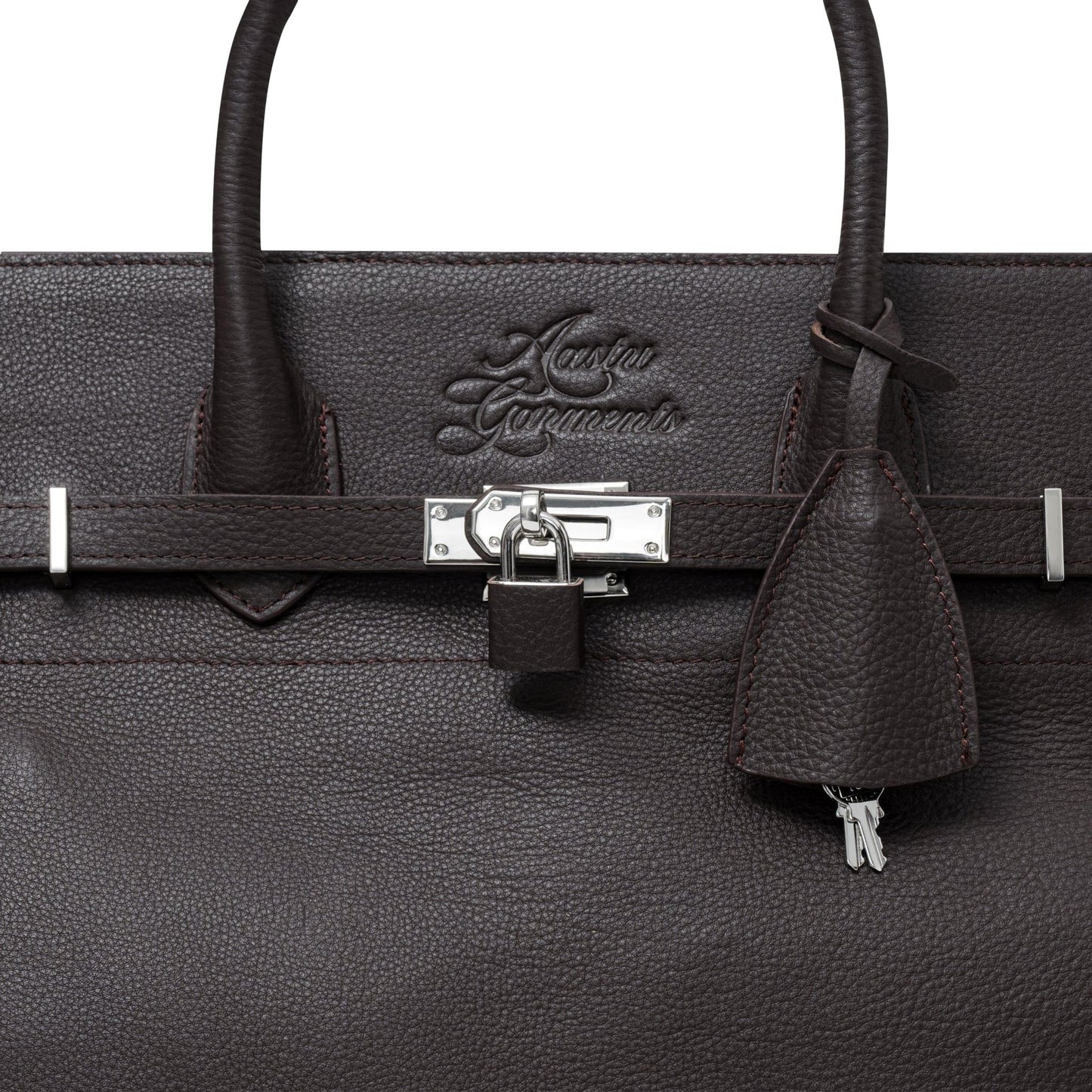 AASTU CARRYALL BAG // BROWN MILL / SILVER