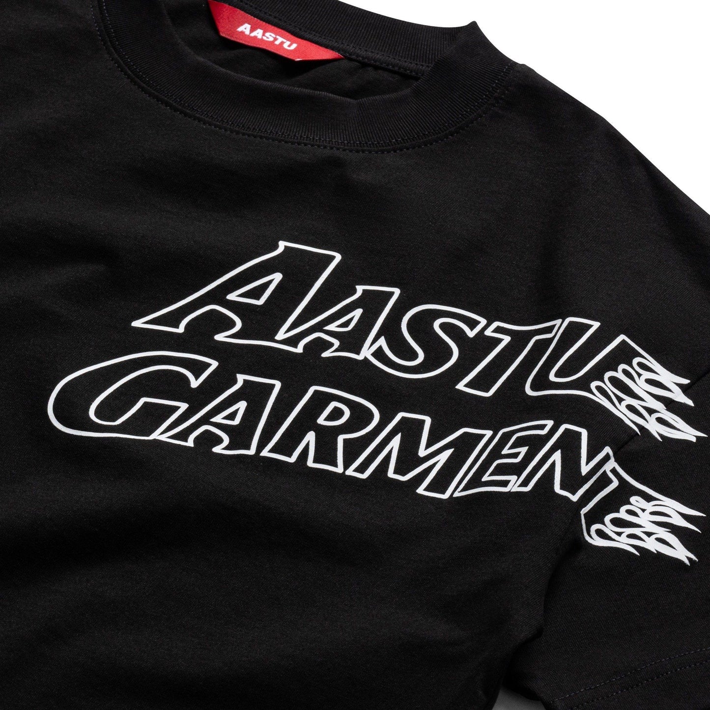 AA FIRE GARMENT LOGO TEE V2 // BLACK