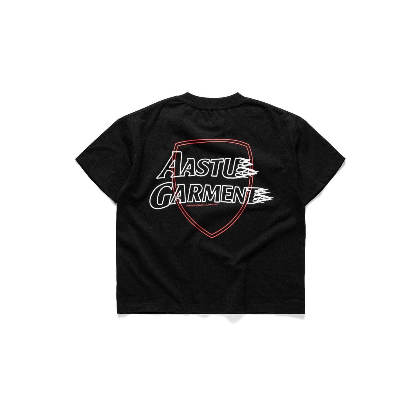 AA FIRE GARMENT LOGO TEE V2 // BLACK