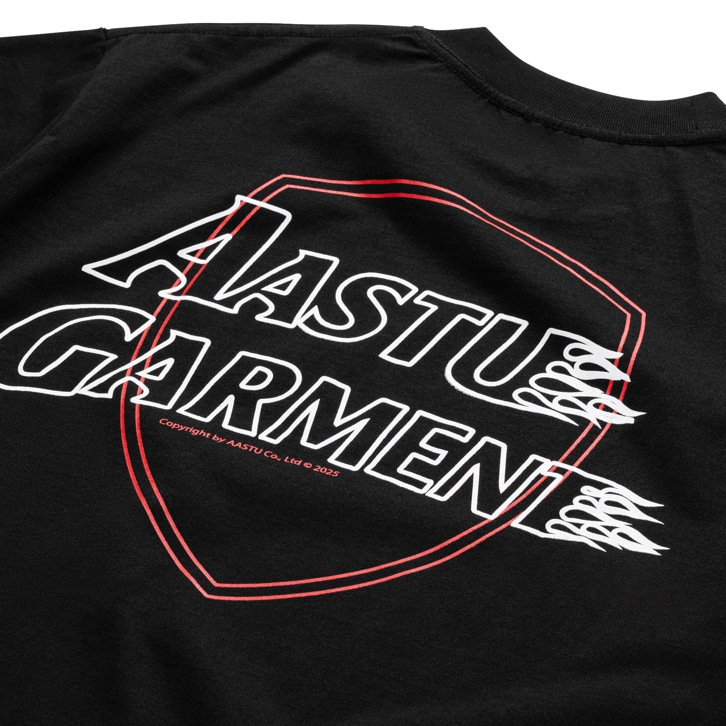 AA FIRE GARMENT LOGO TEE V2 // BLACK