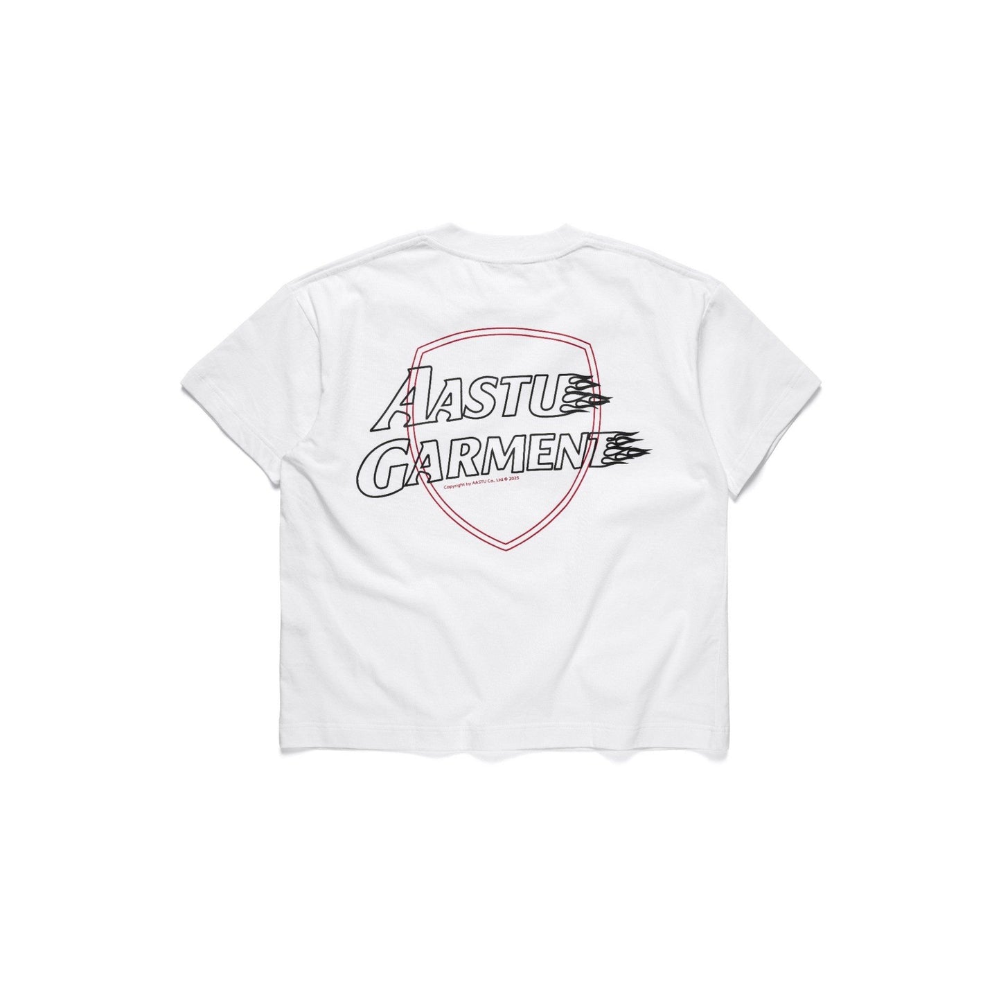 AA FIRE GARMENT LOGO TEE V2 // WHITE