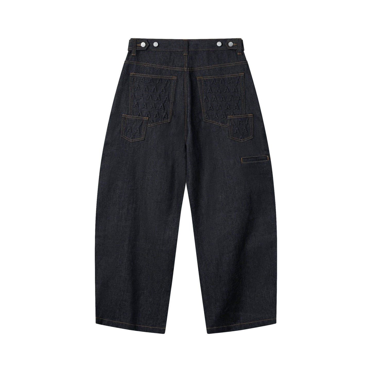 AA RAW DENIM PLEATED PANTS // INDIGO