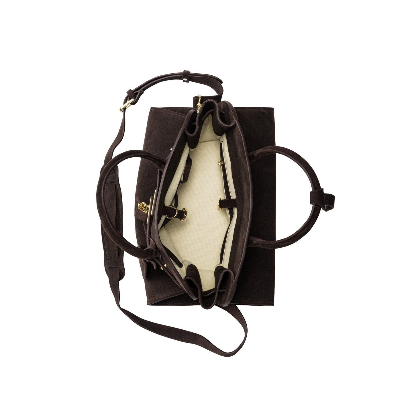 AASTU BROWN CARRYALL BAG // MEDIUM