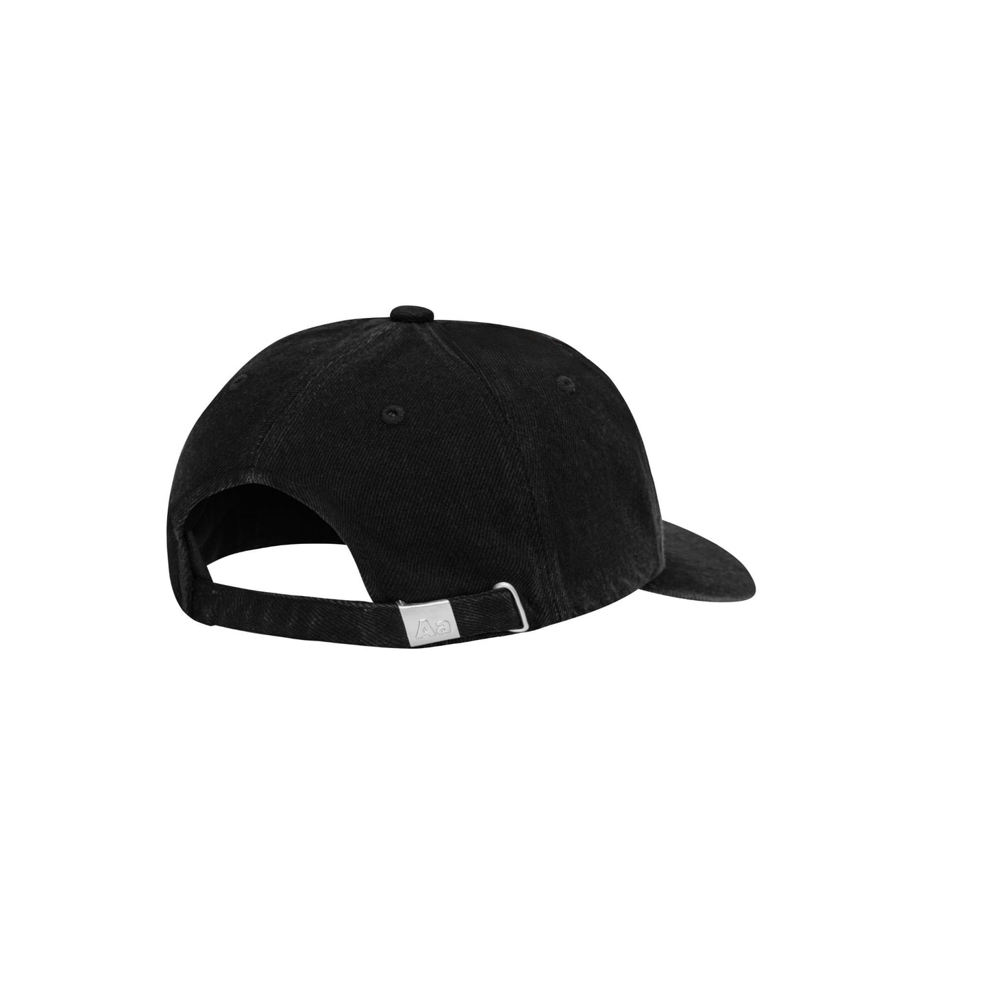 AASTU GARMENT LOGO WASHED CAP // BLACK