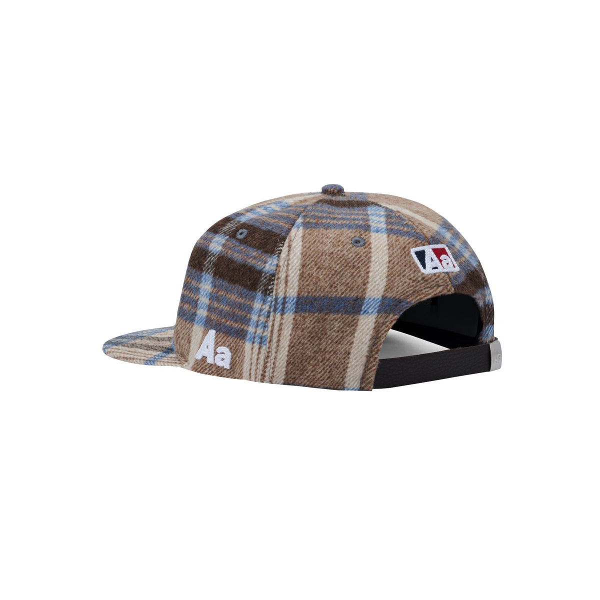 AASTU HERITAGE PLAID BLUE SNAPBACK // BEIGE