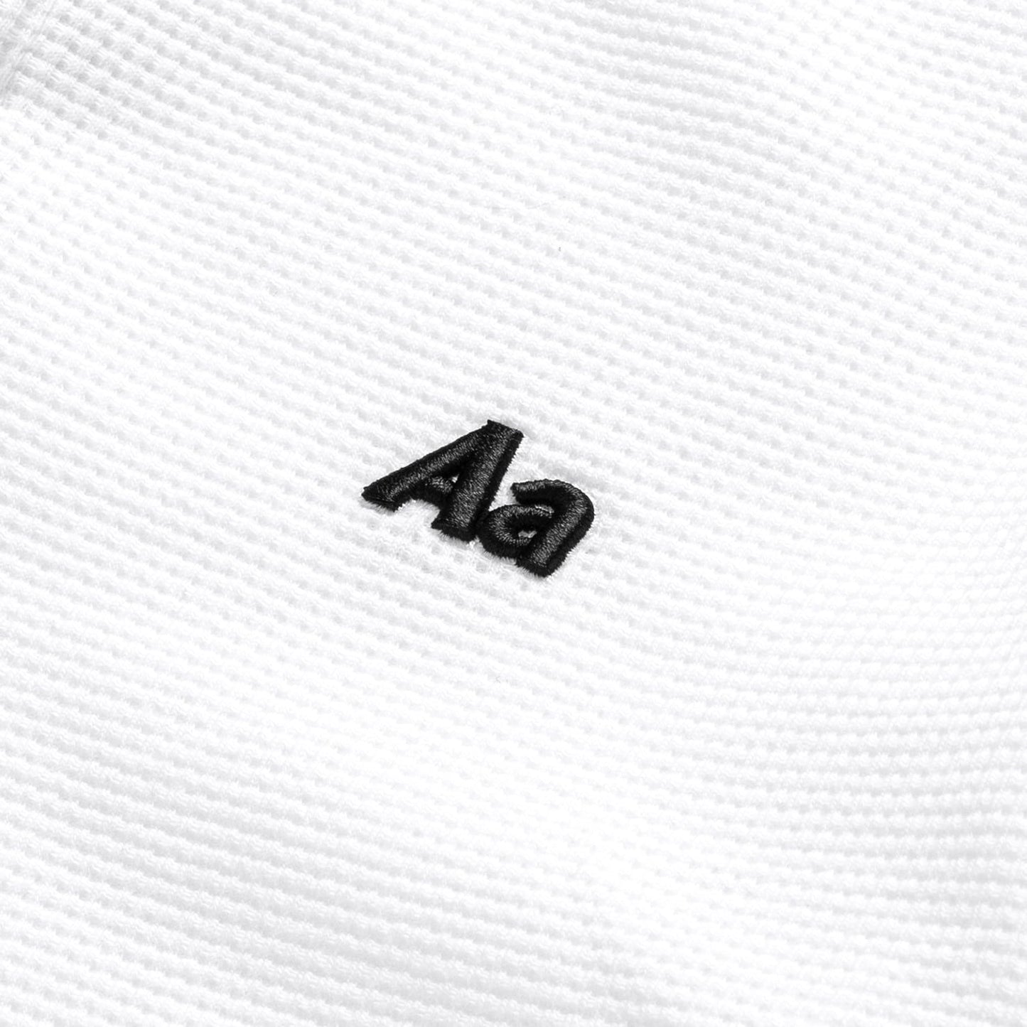 AA WAFFLE LONG SLEEVE // WHITE