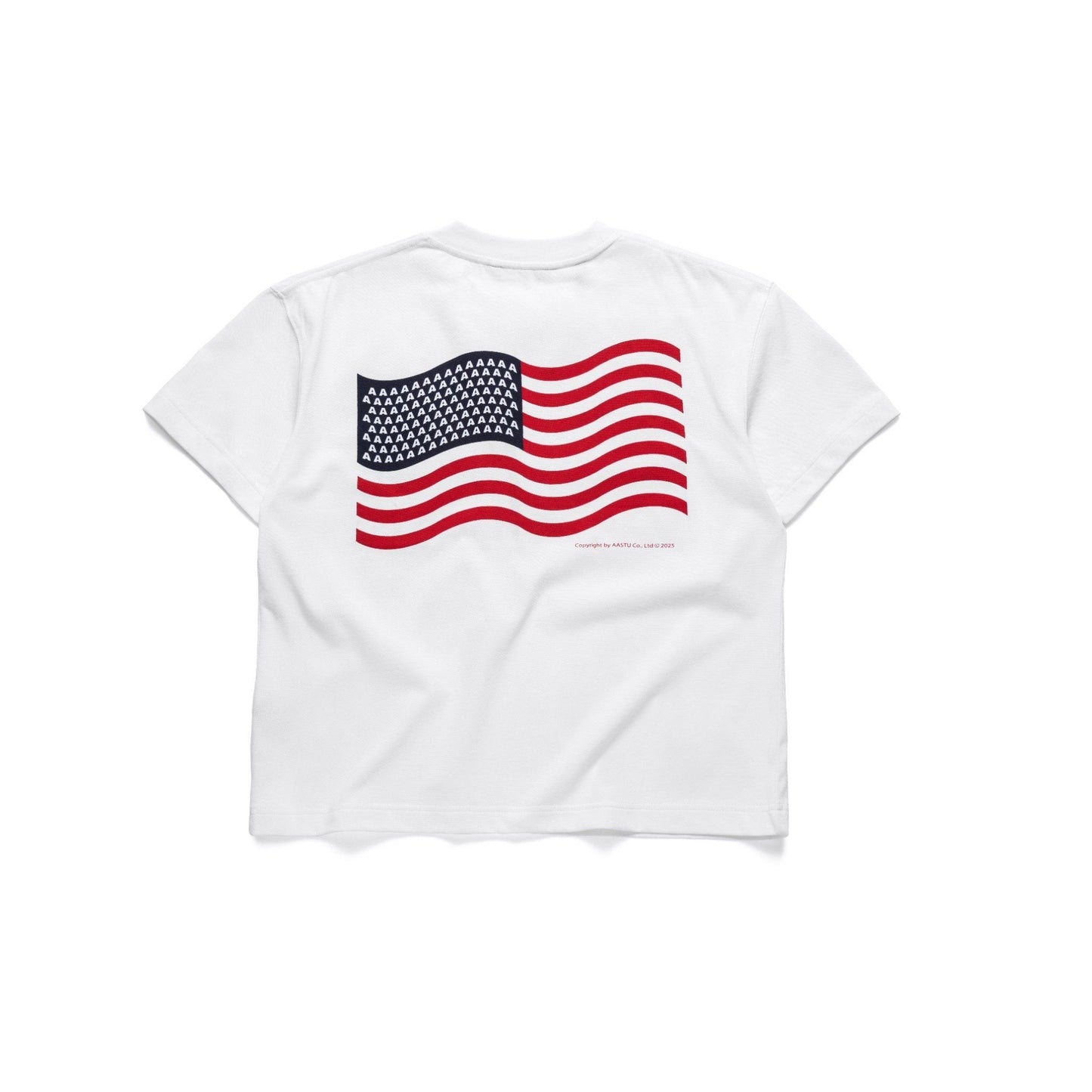 AASTU FLAG V2 TEE // WHITE