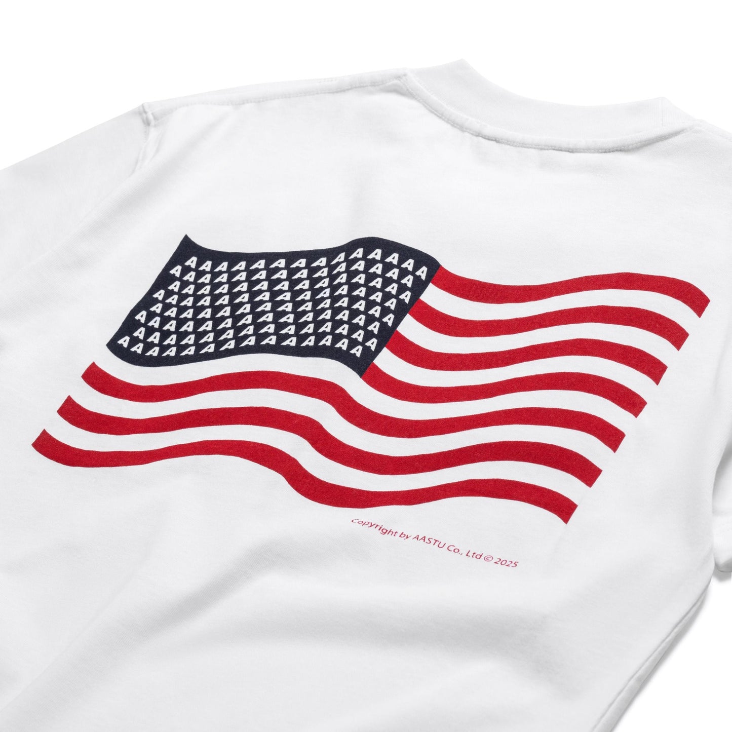 AASTU FLAG V2 TEE // WHITE