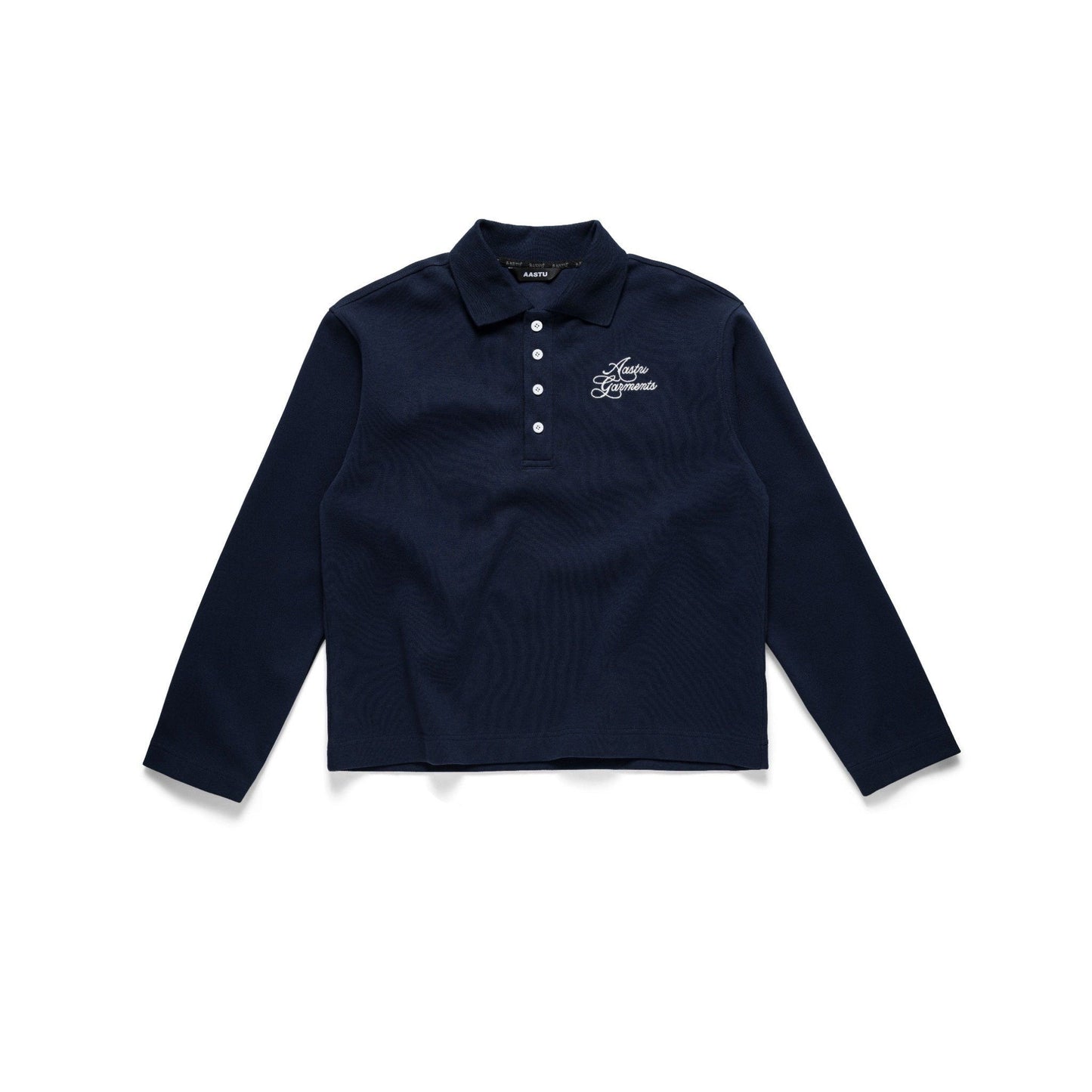 AASTU GARMENT LONG SLEEVE POLO // NAVY