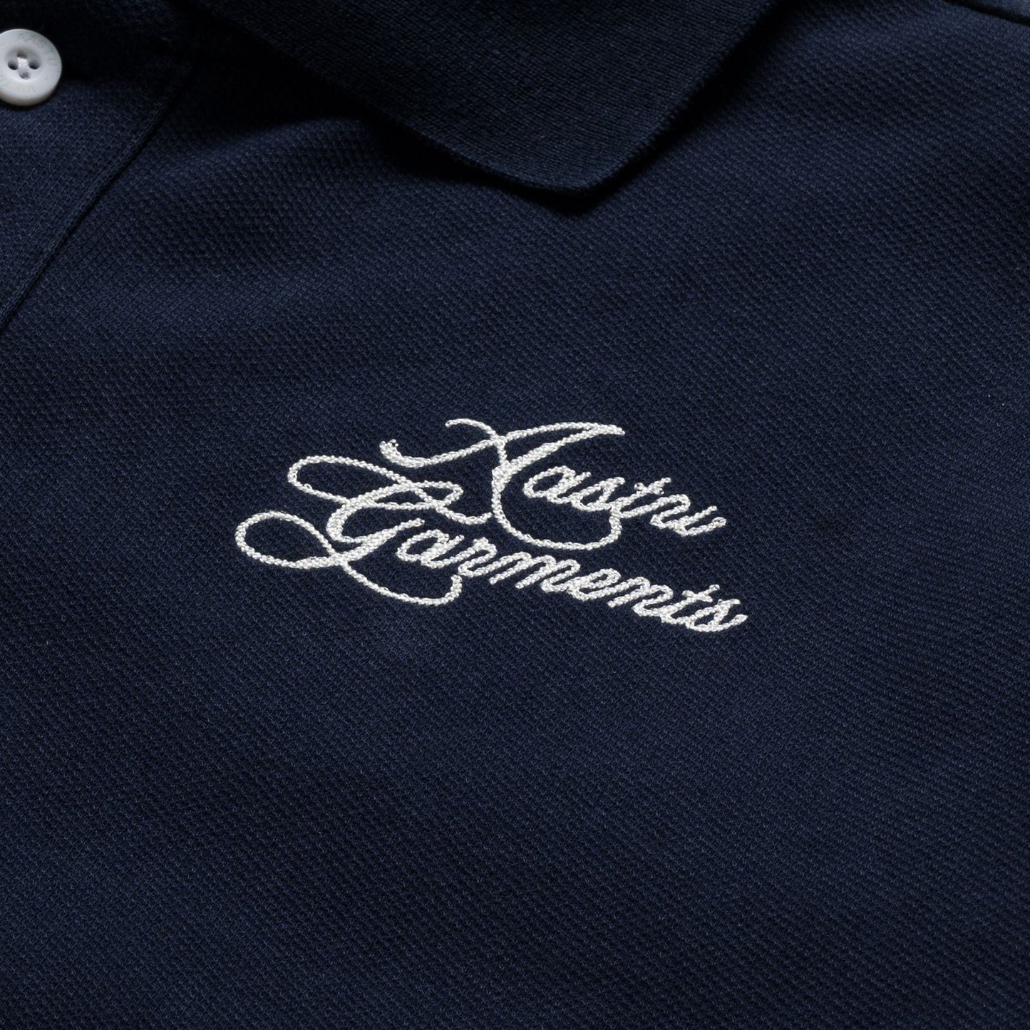AASTU GARMENT LONG SLEEVE POLO // NAVY