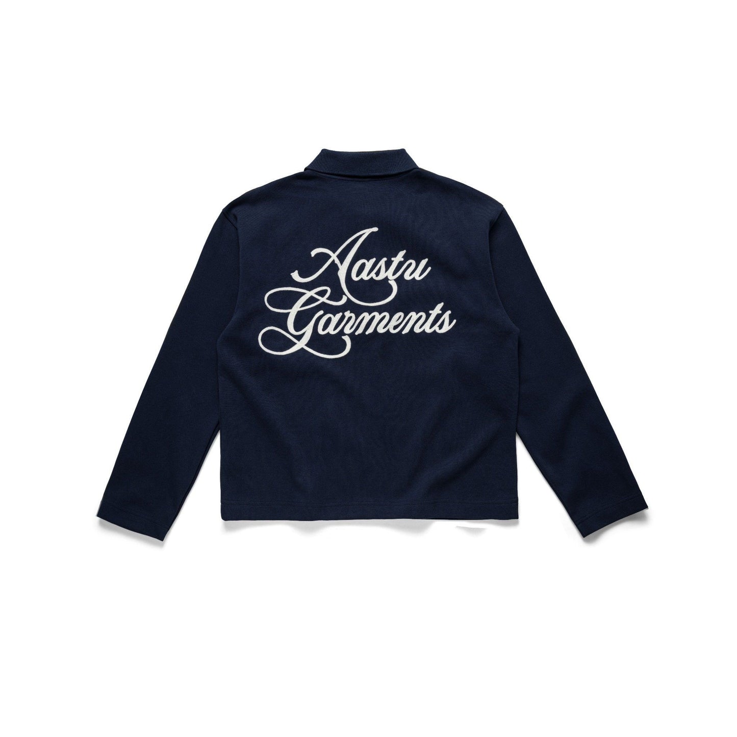 AASTU GARMENT LONG SLEEVE POLO // NAVY