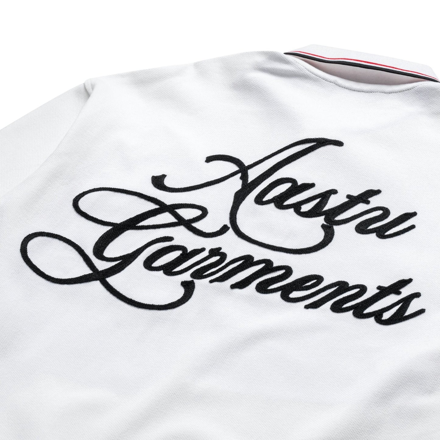 AASTU GARMENT LONG SLEEVE POLO // WHITE
