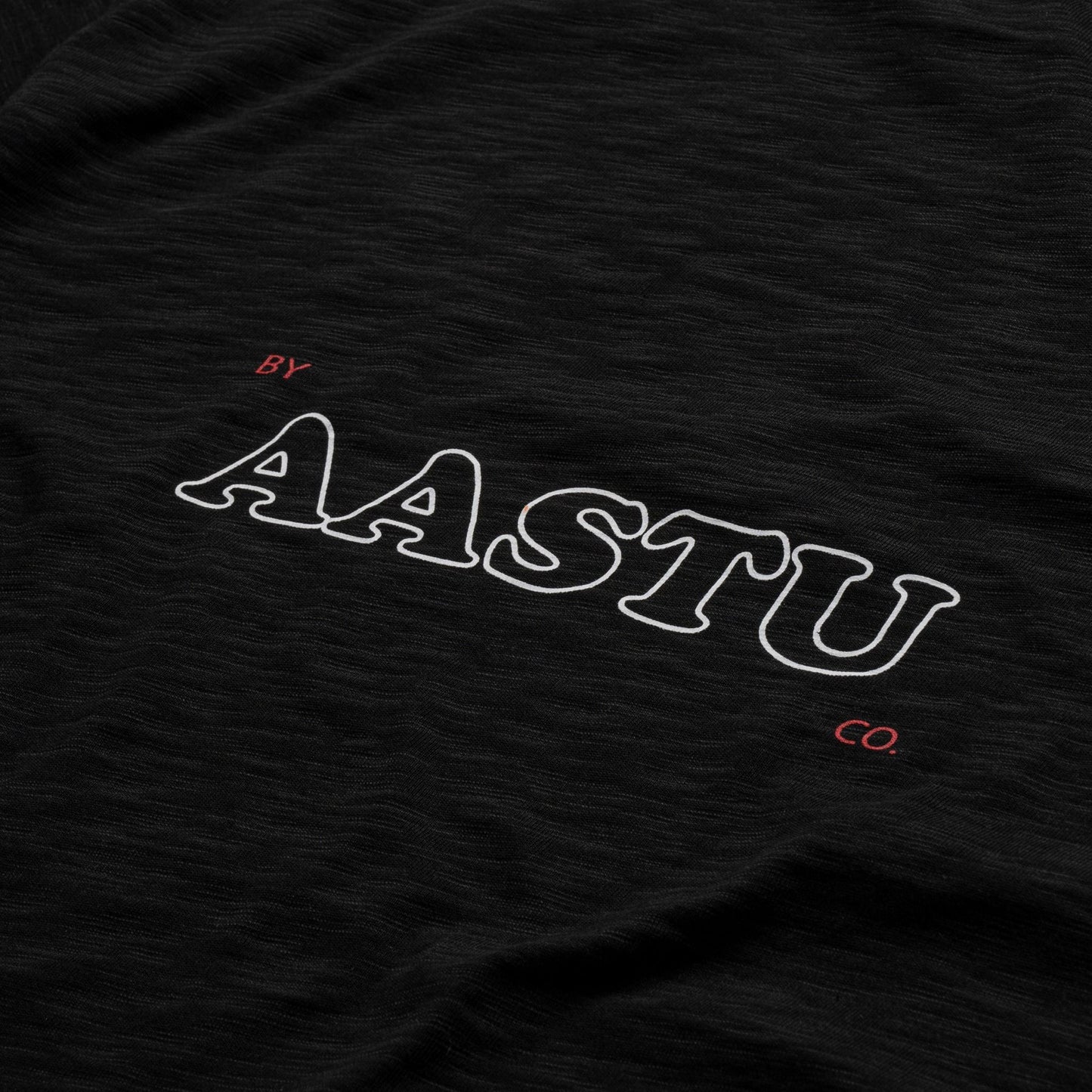 AA APPLE SLUB TEE // BLACK