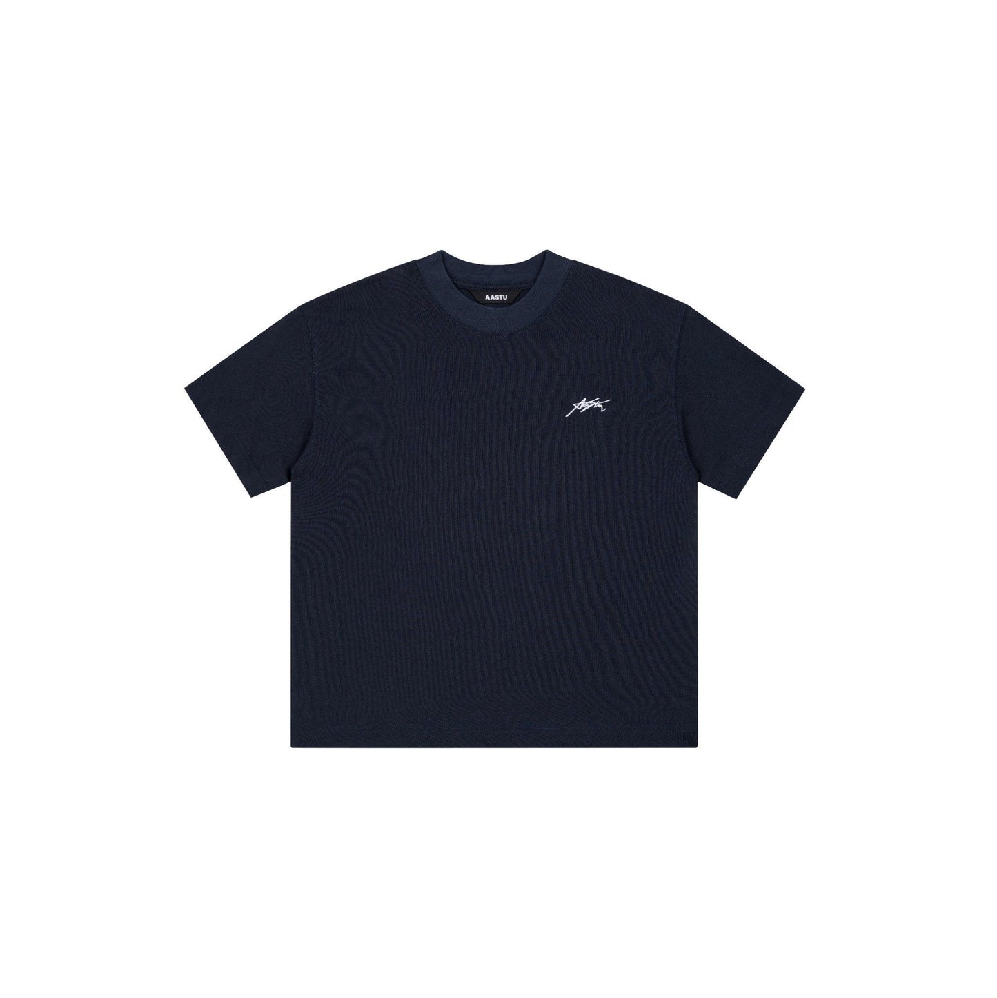 AA SIGNATURE LOGO TEE // NAVY