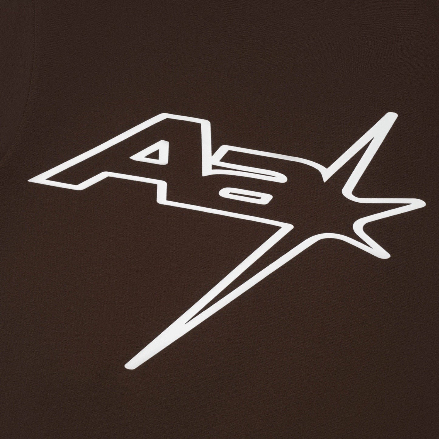 AA RACING LOGO TEE // BROWN