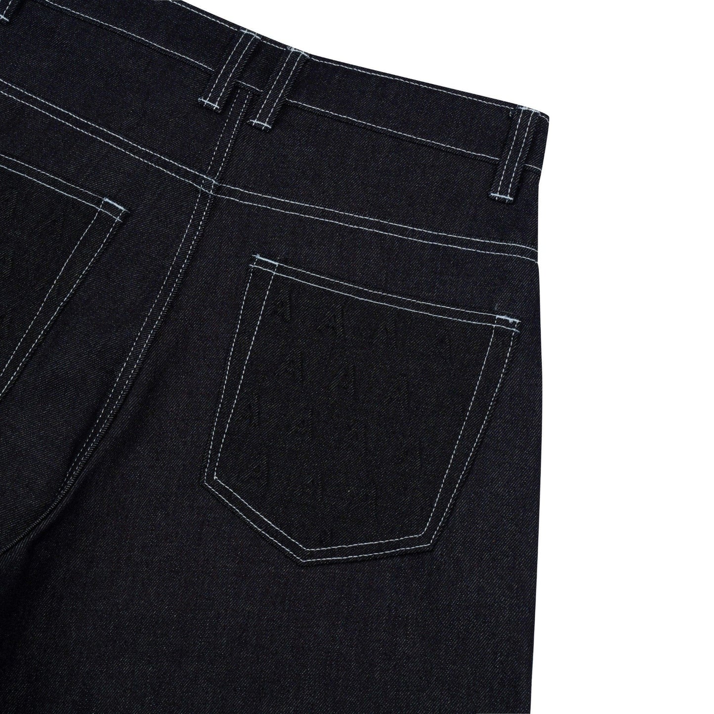 AA SHORT JEAN RAW DENIM // NAVY