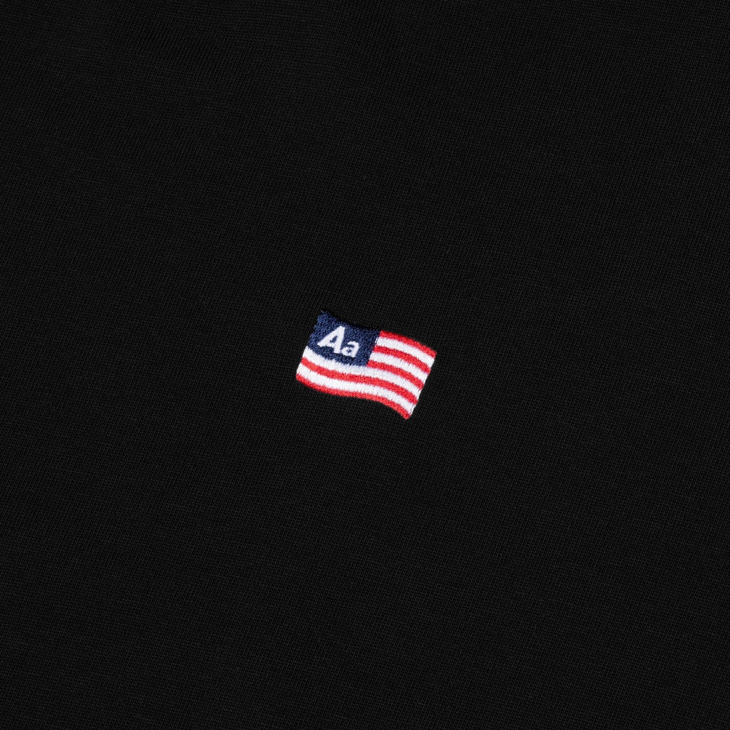 AA FLAG LOGO TEE // BLACK