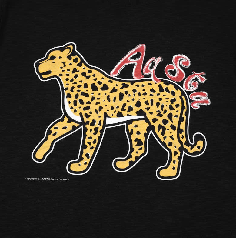 AA PANTHER SLUB TEE // BLACK