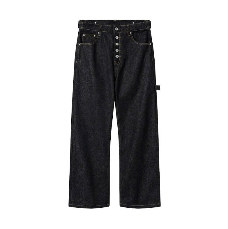 AA RAW DENIM PANTS V2 // BLACK