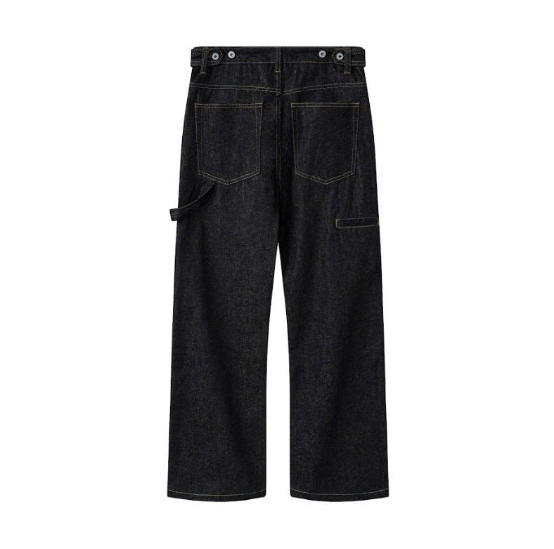AA RAW DENIM PANTS V2 // BLACK