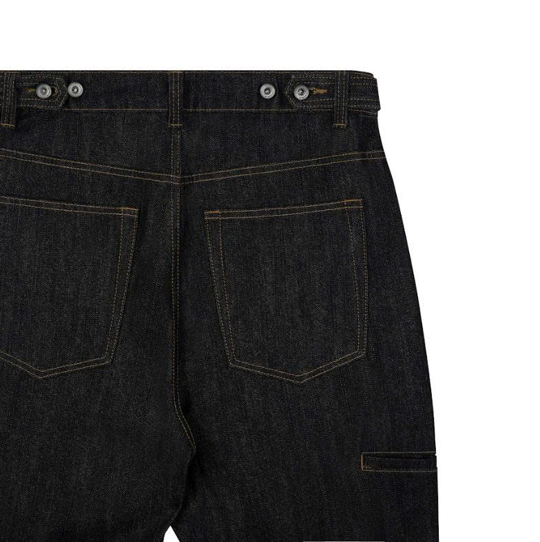 AA RAW DENIM PANTS V2 // BLACK
