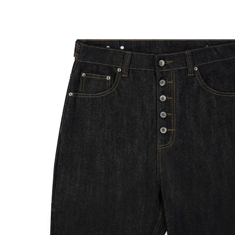 AA RAW DENIM PANTS V2 // BLACK
