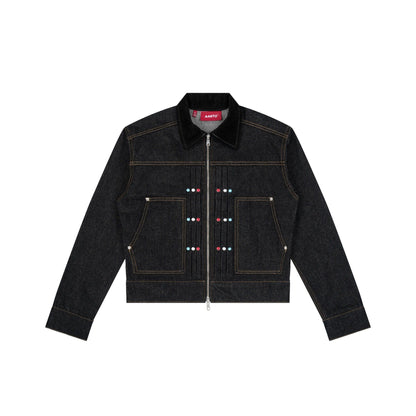 AA RAW DENIM JACKET V2 // BLACK
