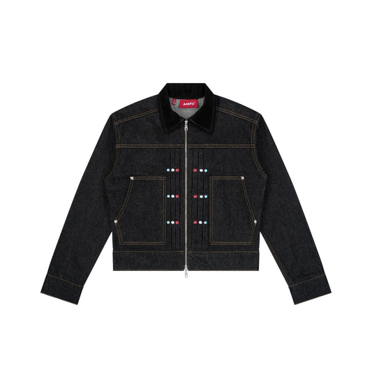 AA RAW DENIM JACKET V2 // BLACK
