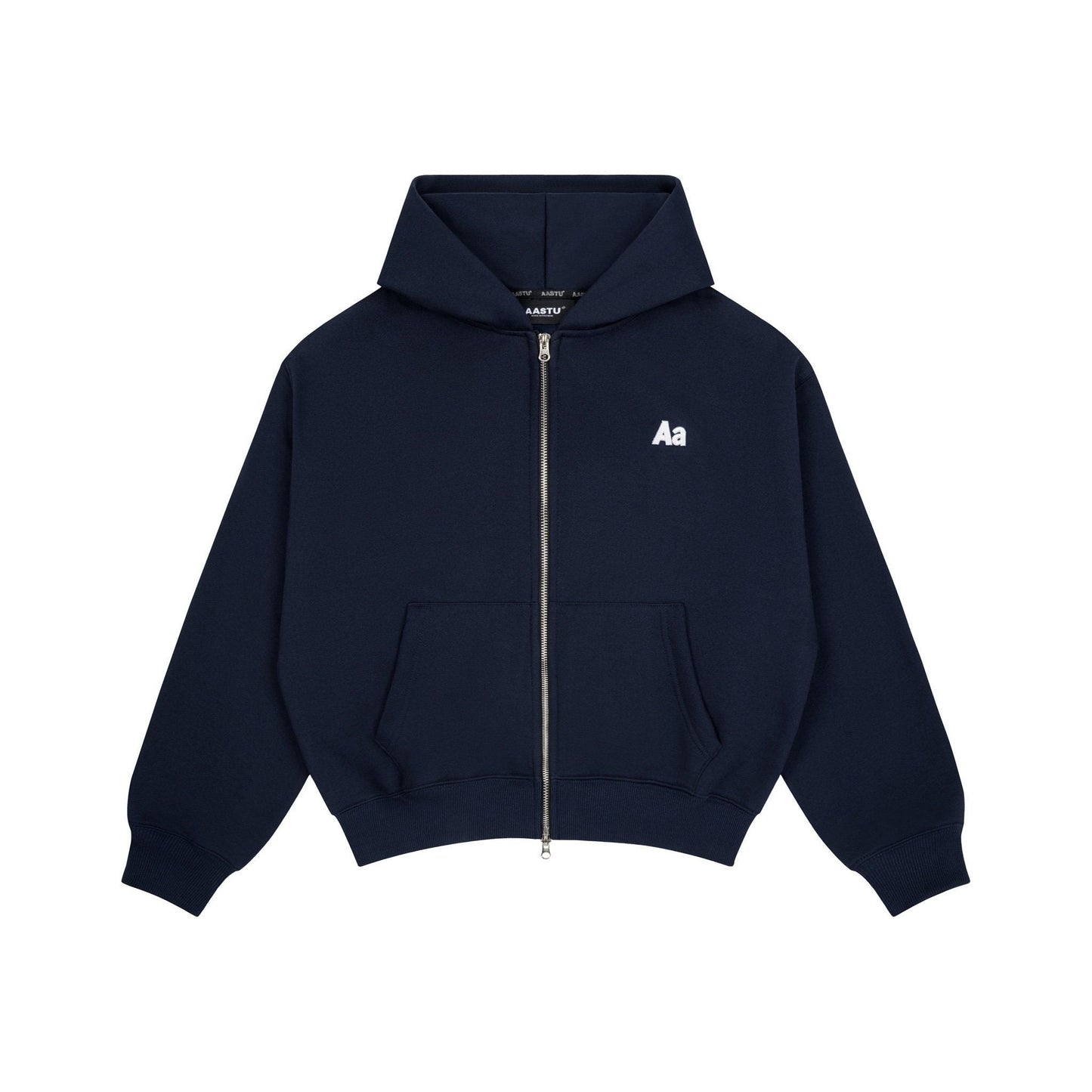 AASTU LOGO HOODIE ZIP // NAVY