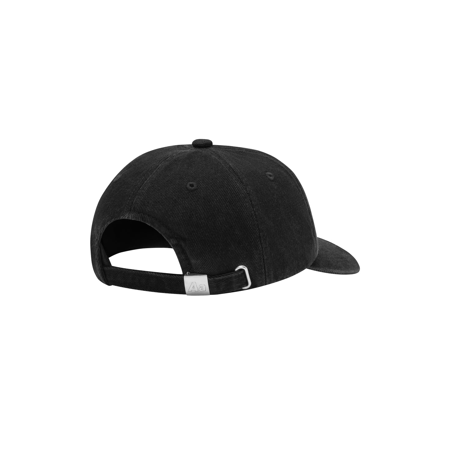 SIGNATURE LOGO WASHED CAP V2 // BLACK