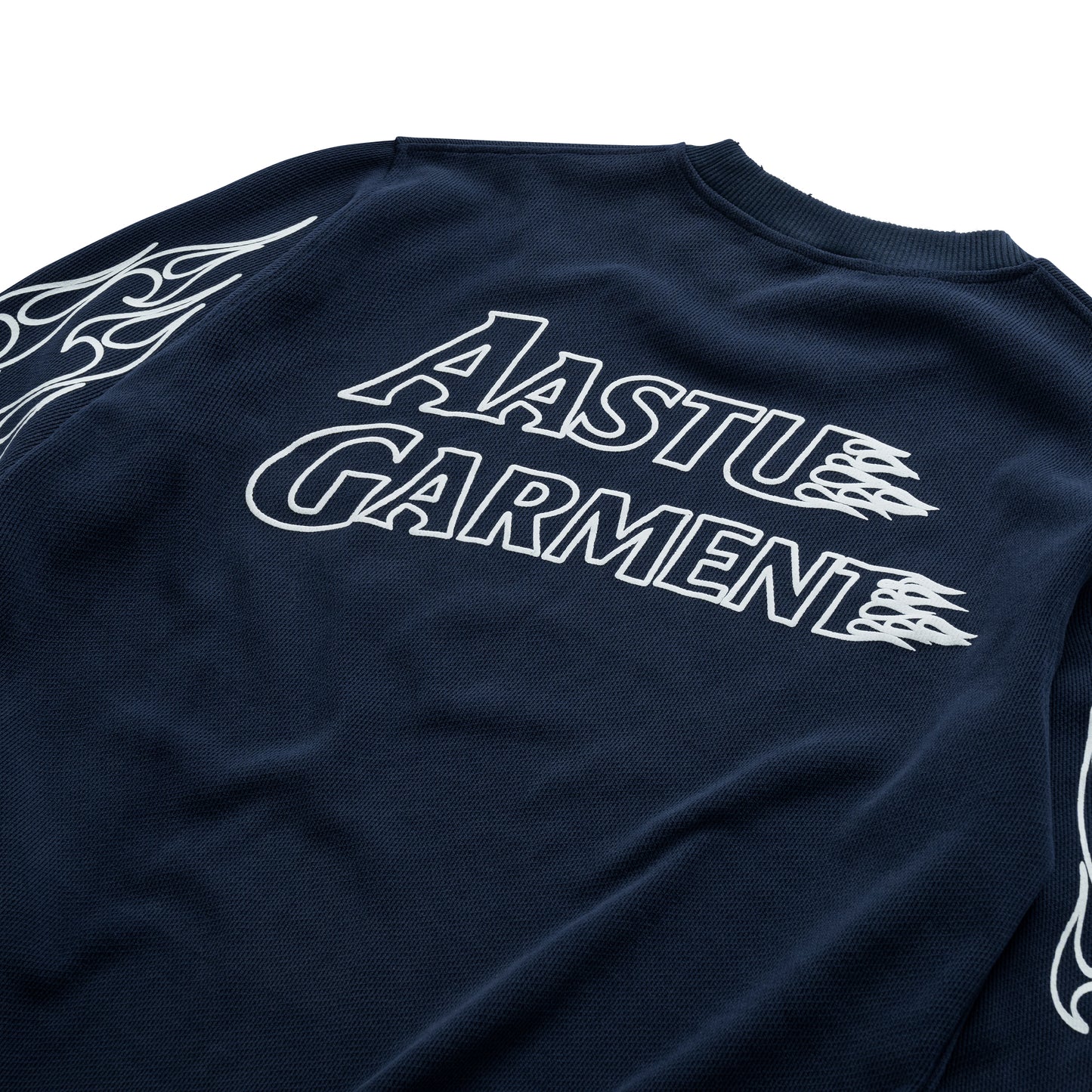 AA FIRE GARMENT WASHED LONG SLEEVE // NAVY