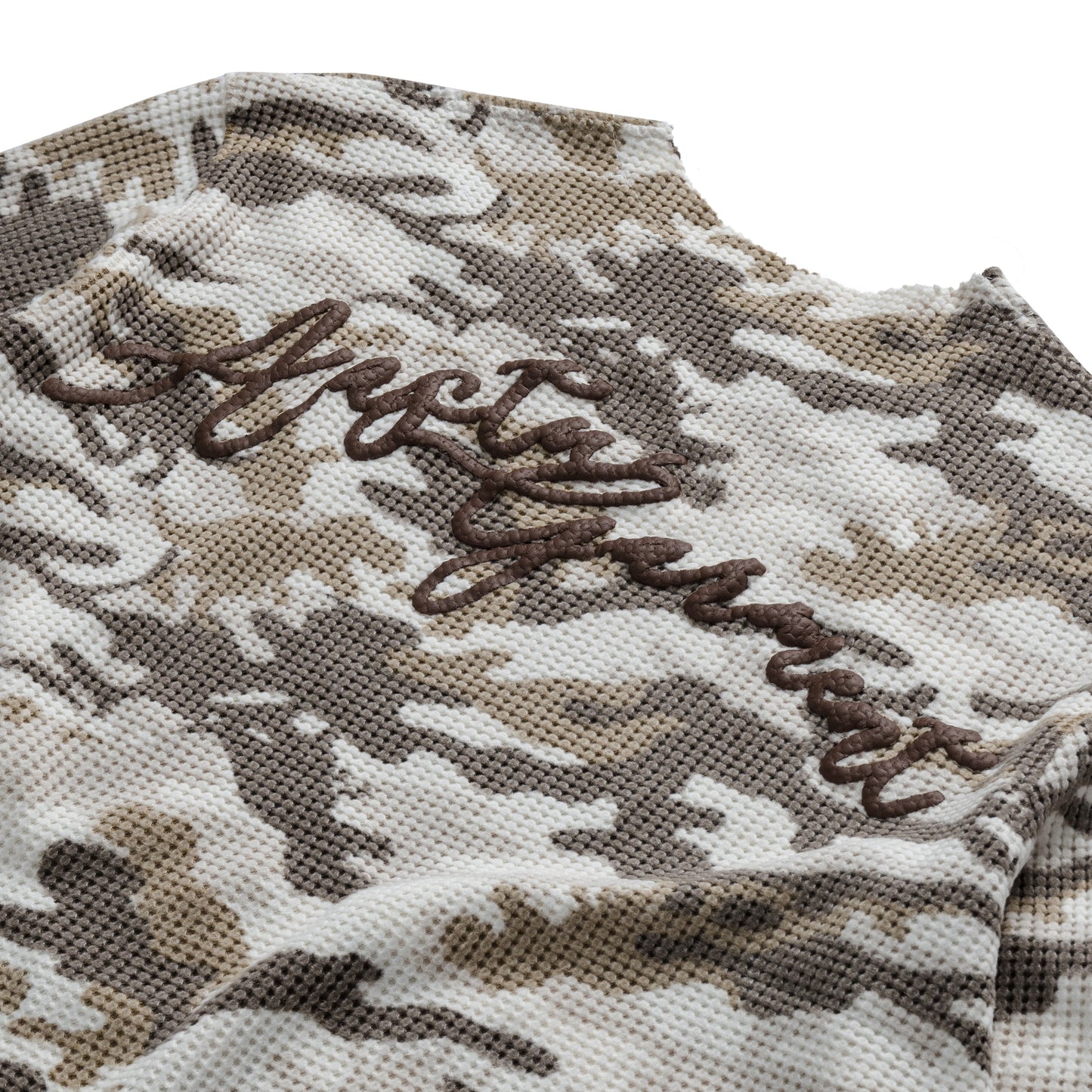 GARMENT WAFFLE LONG SLEEVE // CAMO