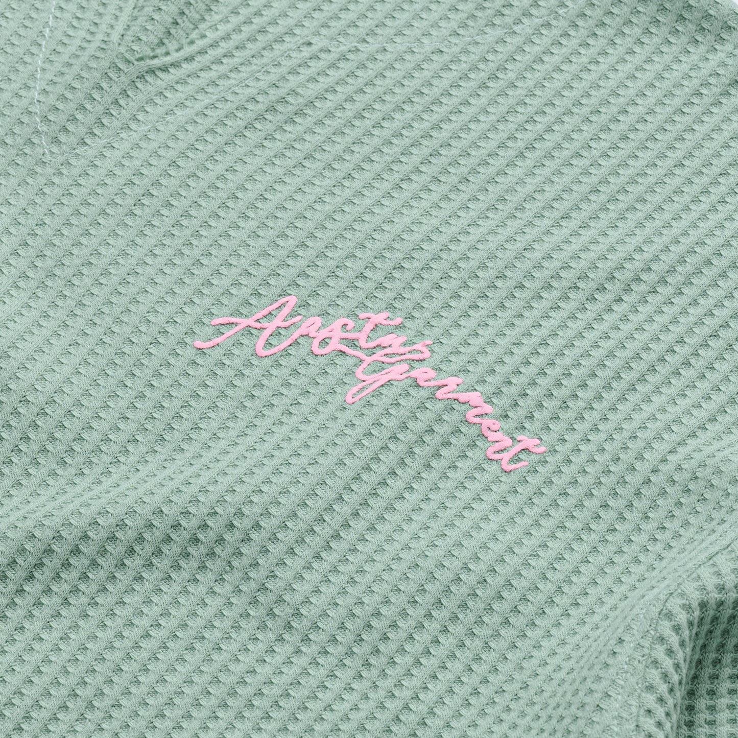 GARMENT WAFFLE LONG SLEEVE // AVOCADO