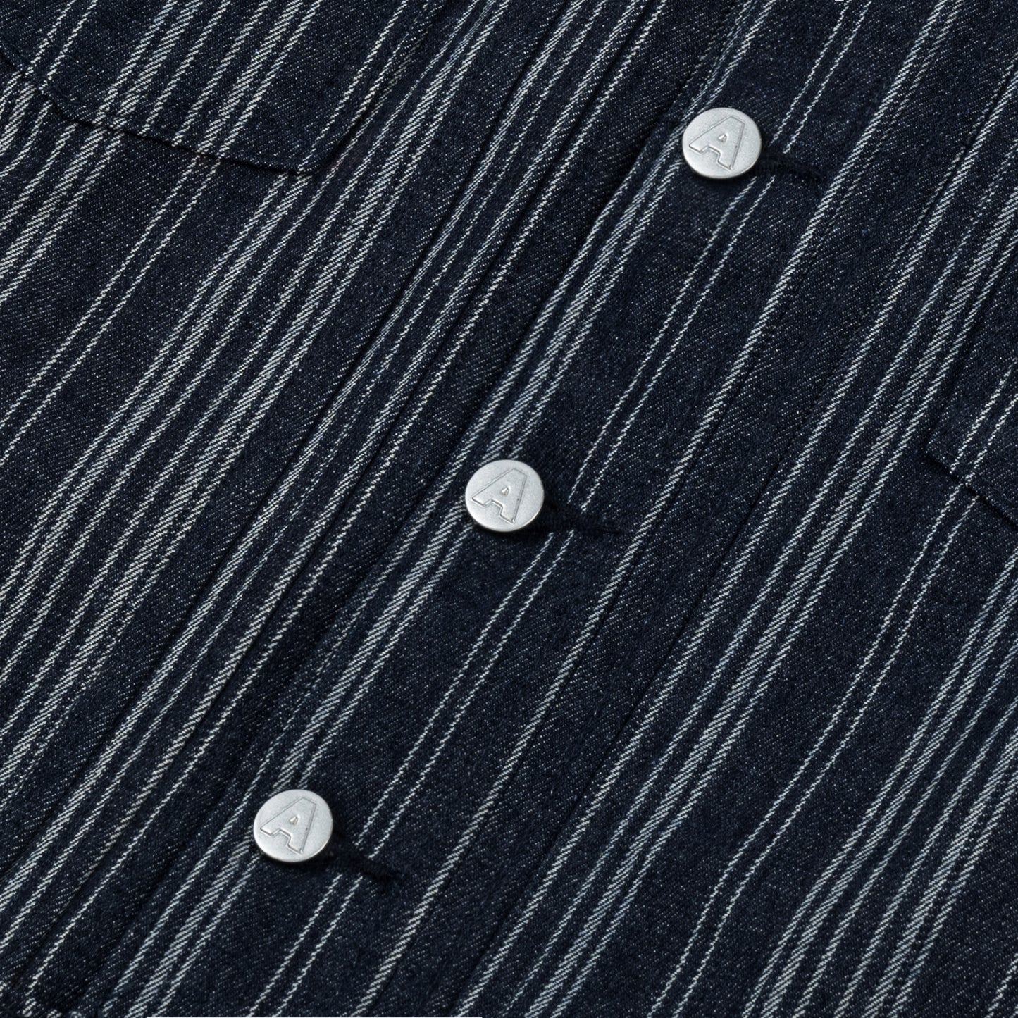 AA DENIM JACKET // BLUE STRIPED