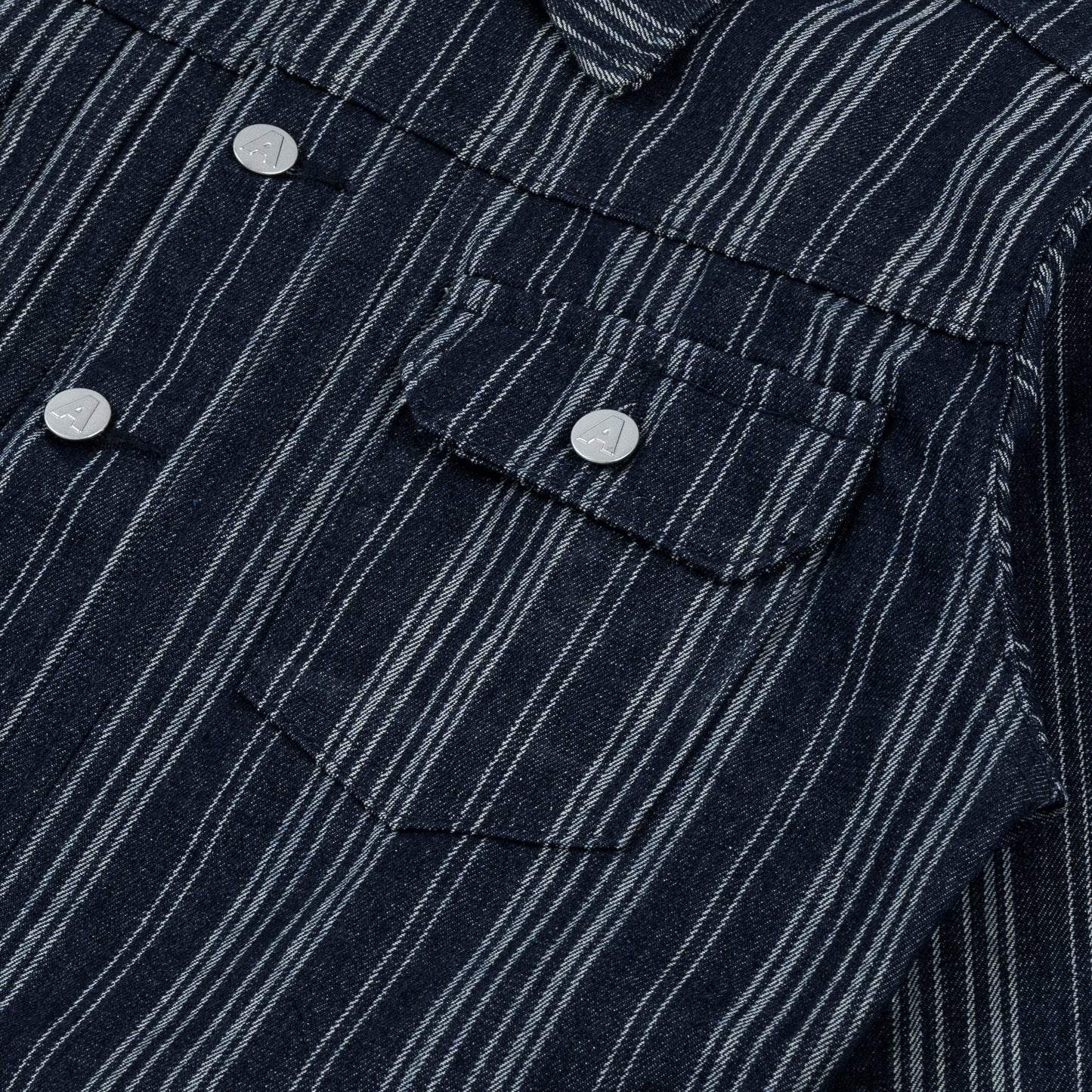 AA DENIM JACKET // BLUE STRIPED