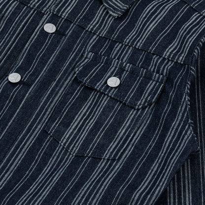 AA DENIM JACKET // BLUE STRIPED