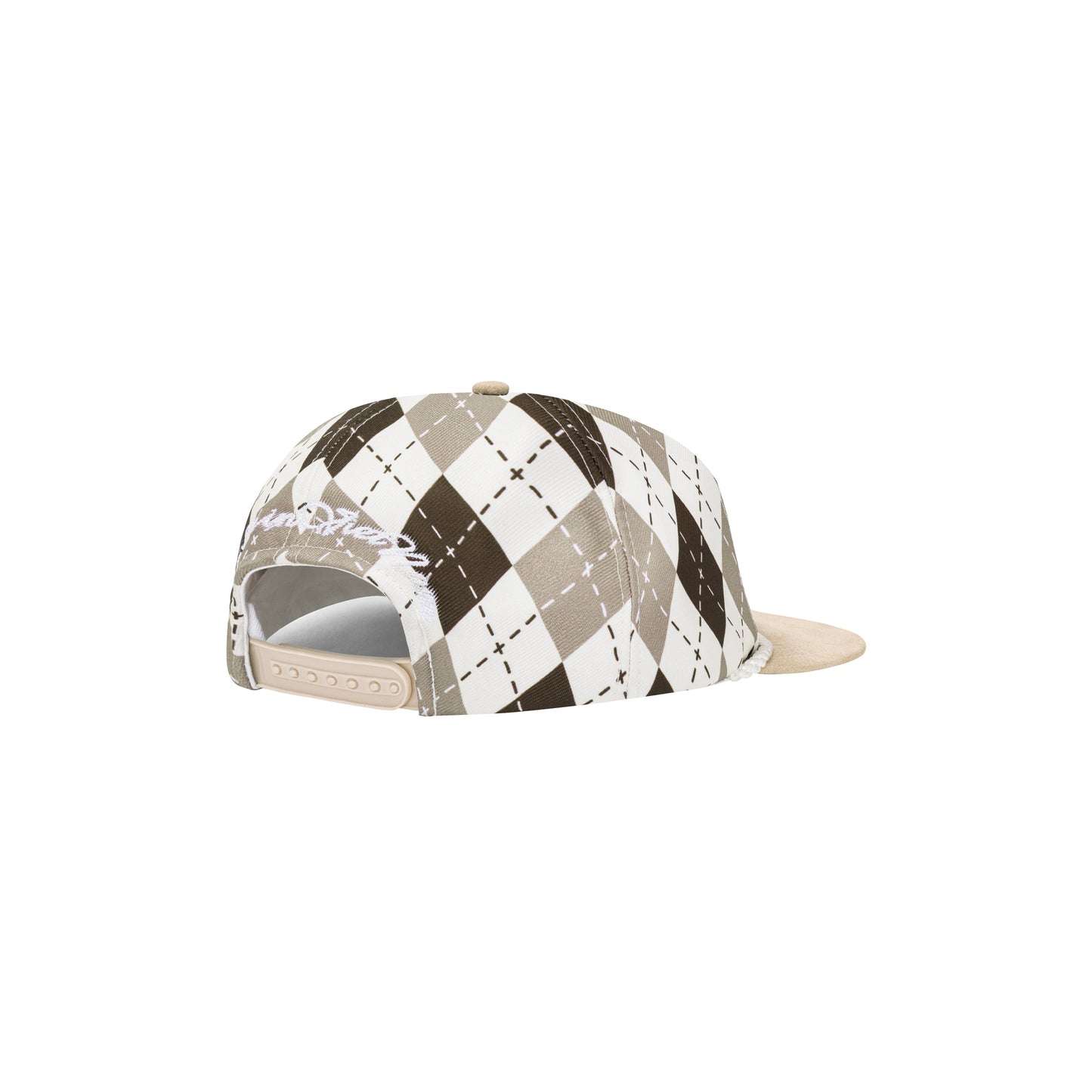 AASTU ARGYLE GOLFER CAP // BROWN