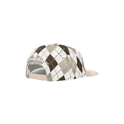 AASTU ARGYLE GOLFER CAP // BROWN