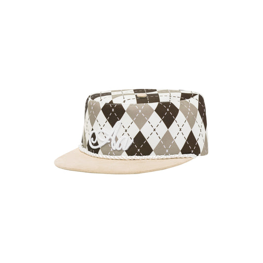 AASTU ARGYLE PILLBOX CAP // BROWN