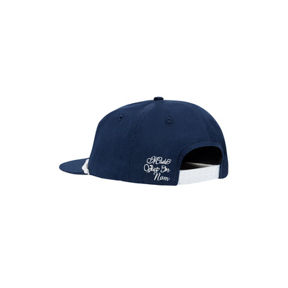 AA CLASSIC GOLFER CAP // NAVY - PEARL CHAIN