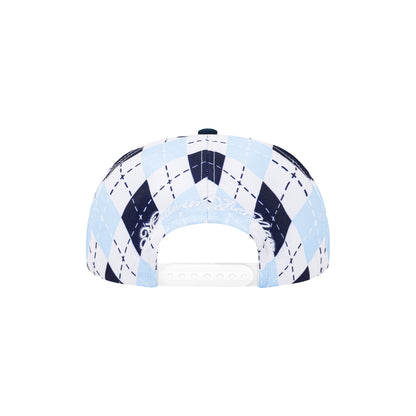 AASTU ARGYLE GOLFER CAP // BLUE