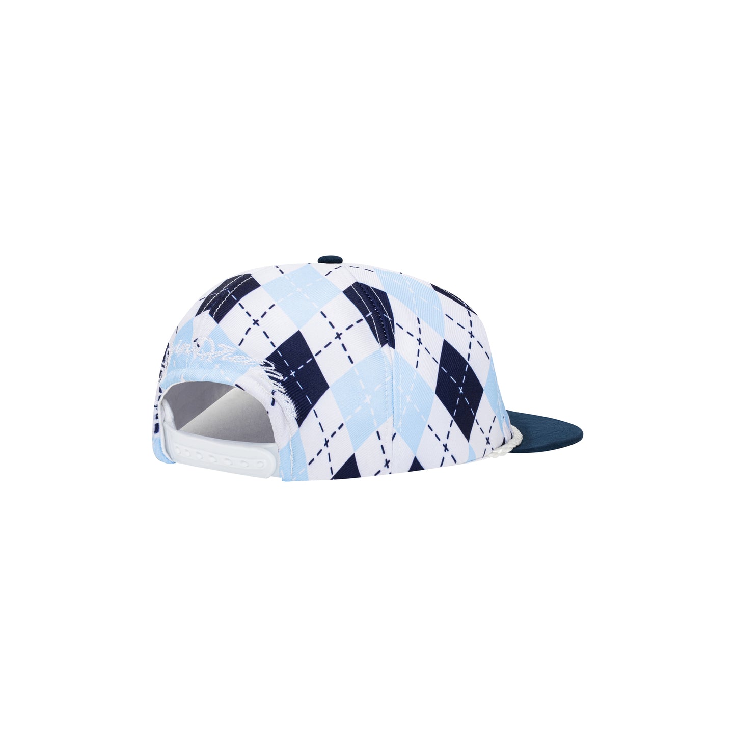 AASTU ARGYLE GOLFER CAP // BLUE