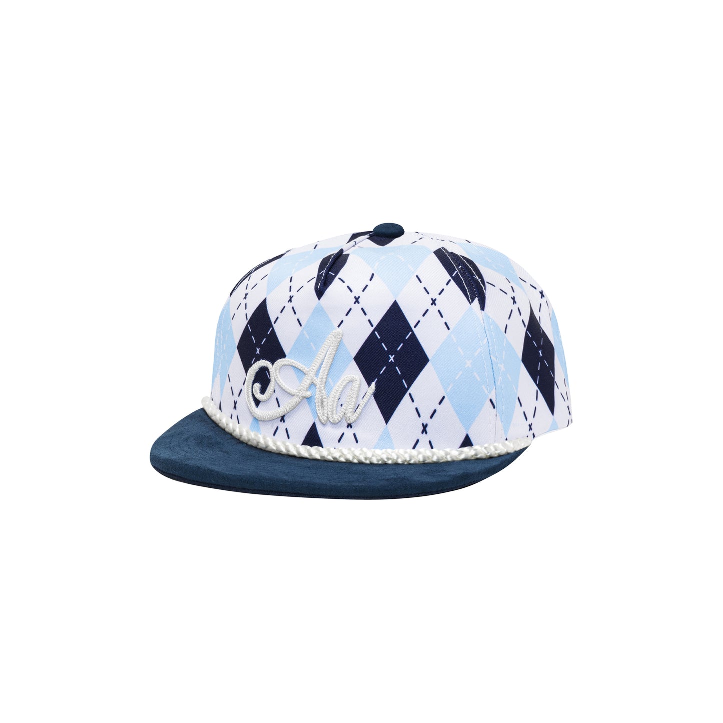 AASTU ARGYLE GOLFER CAP // BLUE