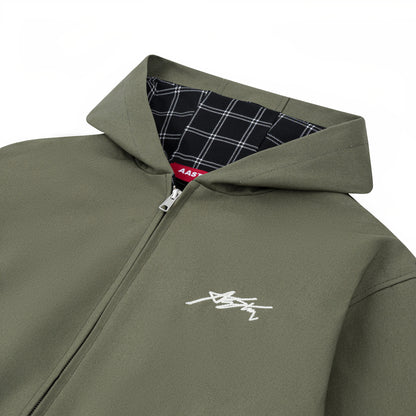 AA SIGNATURE CANVAS JACKET // OLIVE